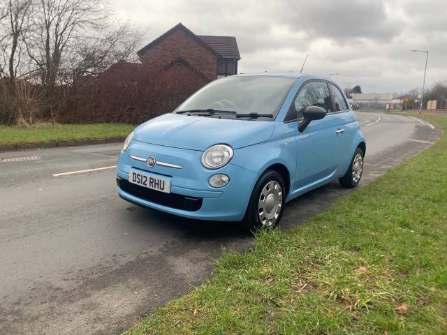 Fiat 500 1.2 Pop 3dr [Start Stop] Hatchback Petrol Blue